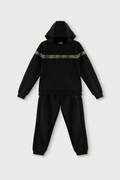 EA7 Emporio Armani komplet dresowy dziecięcy z bawełną czarny 7B000367 AF12660