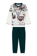Guess komplet dziecięcy bawełniany zielony N6YG02 K4077