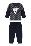 Guess komplet codzienny dziecięcy bawełniany czarny I6YG01 K3964