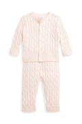 Polo Ralph Lauren σετ βρεφικό βαμβακερό ροζ 320966889003