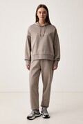 EA7 Emporio Armani komplet dresowy damski z bawełną beżowy AF10377.7W001373