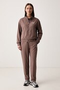 EA7 Emporio Armani komplet dresowy damski brązowy AF21681.7W001323