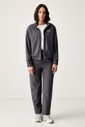 EA7 Emporio Armani komplet dresowy damski szary AF21681.7W001323