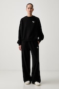 Puma σετ φόρμας γυναικείο με βαμβάκι μαύρο 693995