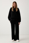 Twinset set di tuta da donna in cotone nero 262TP272B