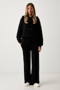 Twinset set di tuta da donna in cotone nero 262TP272B