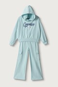 Converse komplet dresowy dziecięcy z bawełną niebieski 4CJ062