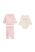 Guess komplet dresowy niemowlęcy różowy S6BG12 W4077