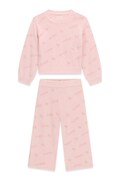 Guess komplet dziecięcy z dodatkiem wełny różowy K6BG01 Z1289
