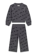 Guess komplet dziecięcy z dodatkiem wełny szary K6BG01 Z1289