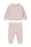 Guess komplet dziecięcy z dodatkiem wełny różowy A6BG03 Z1320