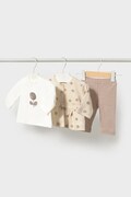Mayoral Newborn set quotidiano per neonati con cotone beige 2772