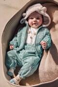 Mayoral Newborn σετ βρεφικό με βαμβάκι τιρκουάζ 2656