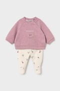 Mayoral Newborn комплект для немовлят бавовняний з еластаном рожевий 2514
