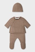 Mayoral Newborn комплект за бебе от памук бежов 2511
