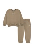 Nike σετ φόρμας παιδικό με βαμβάκι μπεζ 86M188