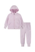 Nike komplet dresowy niemowlęcy bawełniany różowy 66J456