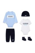 Guess komplet codzienny niemowlęcy bawełniany niebieski H6BG06 K6016