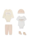Guess komplet codzienny niemowlęcy bawełniany beżowy H6BG06 K6016