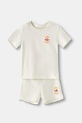 adidas Originals komplet dziecięcy bawełniany biały LH4727