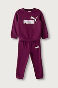Puma σετ φόρμας παιδικό με βαμβάκι MINICATS ESS Crew Set FL INF μωβ 686280
