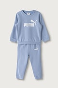 Puma komplet trenirke otroški z bombažem MINICATS ESS Crew Set FL INF moder 686280