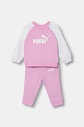 Puma dres dziecięcy z bawełną MINICATS ESS Raglan Crew Se różowy 686281