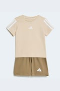 adidas σετ βρεφικό βαμβακερό μπεζ KQ8675