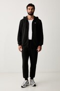 Puma komplet dresowy męski bawełniany Essentials Elevated czarny 695216