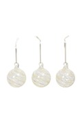 Broste Copenhagen zestaw bombek choinkowych ze szkła 3-pack 42768089