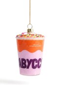 YUP in de BOOM zawieszka choinkowa ze szkła YUPBABYCCINO