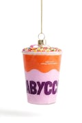 YUP in de BOOM zawieszka choinkowa ze szkła YUPBABYCCINO