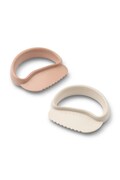 Liewood zestaw sztućców dziecięcych Riven Toddler Safe Cutter 2-Pack beżowy LW21071