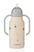 Liewood butelka na wodę dziecięca Kimmie Water Bottle 250 ml beżowa LW19618
