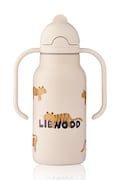 Liewood butelka na wodę dziecięca Kimmie Water Bottle 250 ml beżowa LW19618