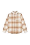 Levi's košulja za djecu od pamuka SHADOW PLAID SHIRT bež karirani uzorak 8ER927
