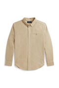 Polo Ralph Lauren košulja za djecu od pamuka bež 323858909502