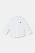 Polo Ralph Lauren сорочка для немовлят бавовняна біла однотонна 320952199002