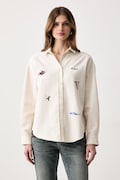 MC2 Saint Barth koszula damska jeansowa beżowa GIG0003