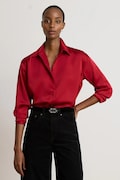 Lauren Ralph Lauren koszula damska czerwona gładka 200B27610