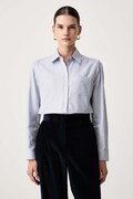 Weekend Max Mara πουκάμισο γυναικείο βαμβακερό WKDCOBALTO σκούρο μπλε ριγέ 2625116032600