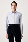 Weekend Max Mara πουκάμισο γυναικείο βαμβακερό WKDCOBALTO σκούρο μπλε ριγέ 2625116032600