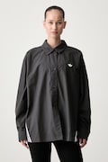 adidas Originals női pamut ing szürke sima KR9110
