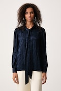 Tommy Hilfiger koszula damska z wiskozy granatowa WW0WW52238