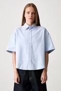 Carhartt WIP W S/S Kaia koszula bawełniana damska niebieska gładka I036795