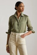 Lauren Ralph Lauren košeľa dámska zelená 200P13808