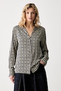 Guess koszula damska NEW CONCETTA czarna monogram W6YH23 W2946