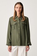 Marciano by Guess koszula damska z wiskozą NORI zielona G6YH12 W3138