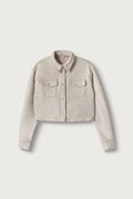 Guess koszula dziecięca bawełniana z elastanem beżowa J6BH04 W3952
