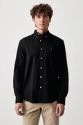 Tommy Hilfiger koszula męska bawełniana czarna gładka MW0MW39988